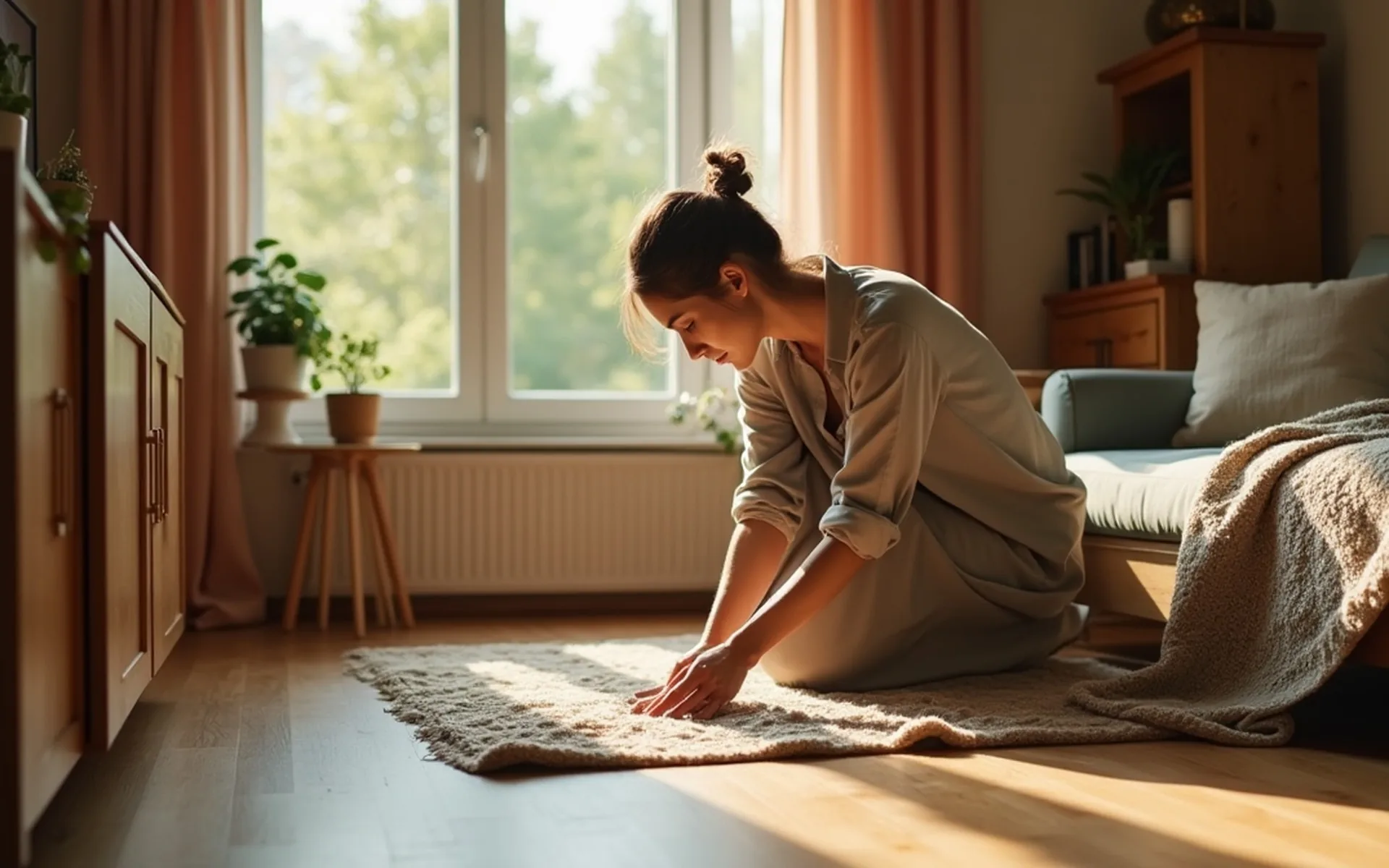 Eine Tochter macht die Wohnung ihrer Eltern altersgerecht sicherer